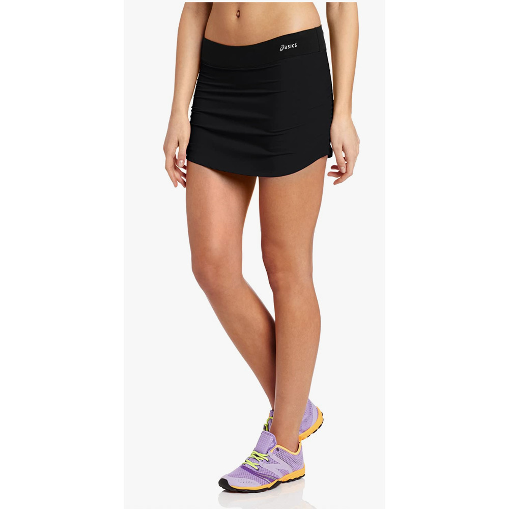 Asics Women's PR Ruched Athletic Workout Tennis Squash Golf Running Skort Large